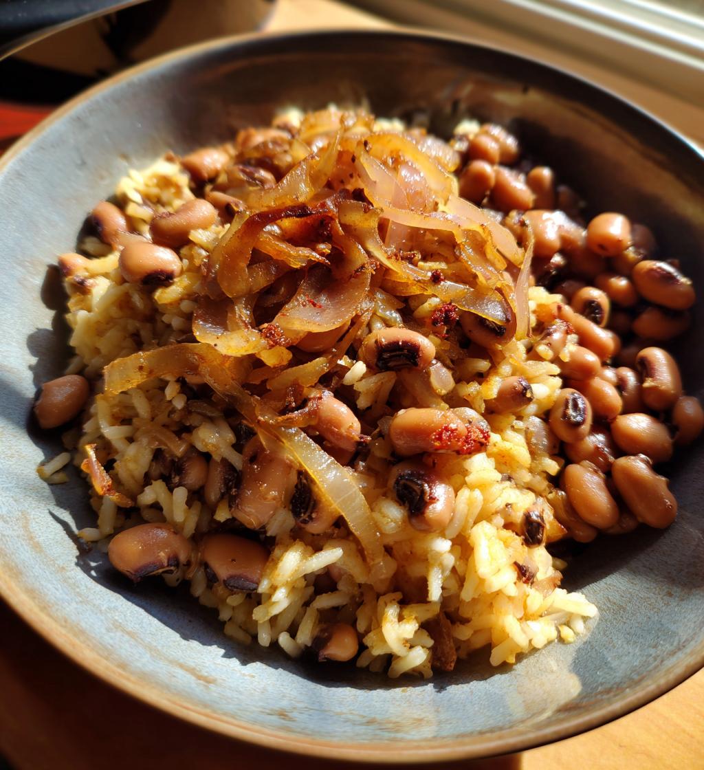 black eyed peas and rice recipe