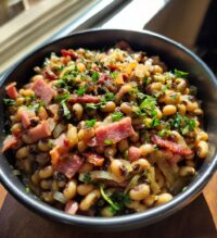 black eyed peas ham