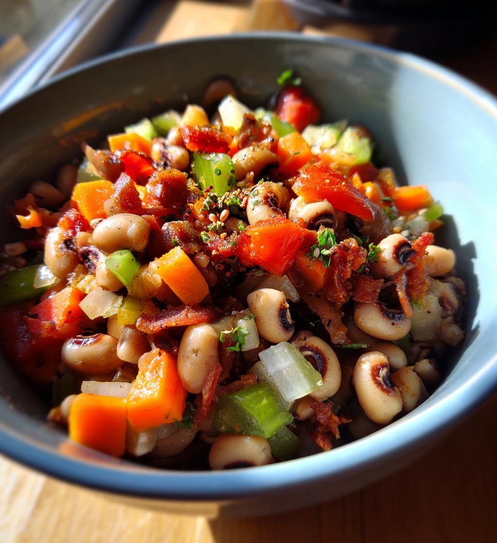 black eyed peas no meat