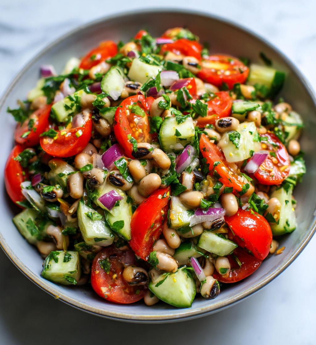 black eyed peas salad