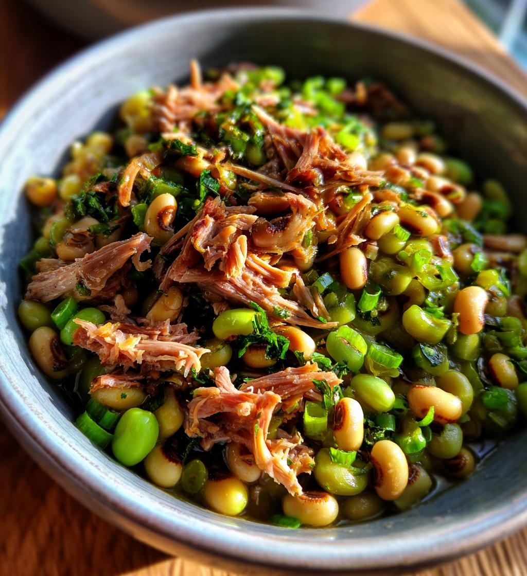 black eyed peas with ham hock