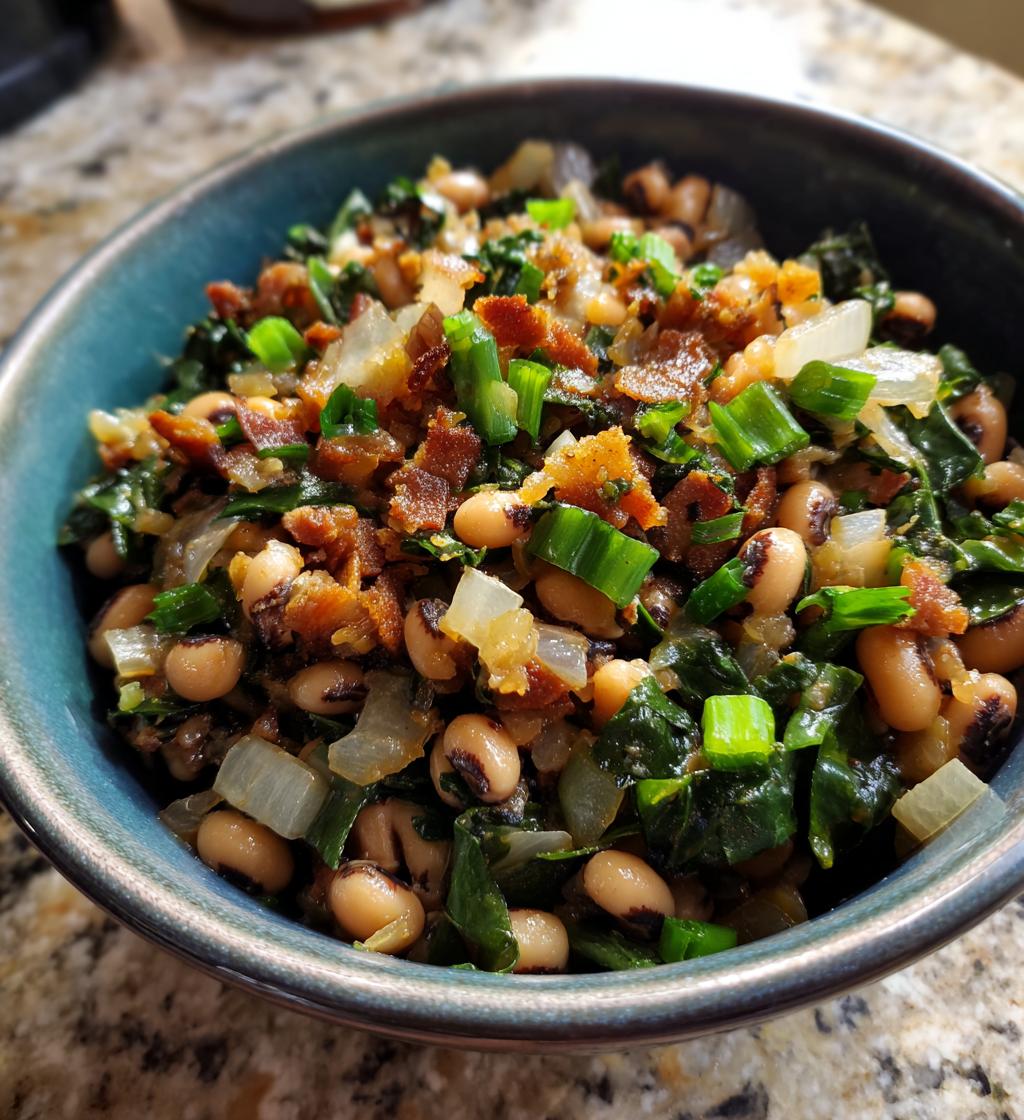 black eyed peas with salt pork