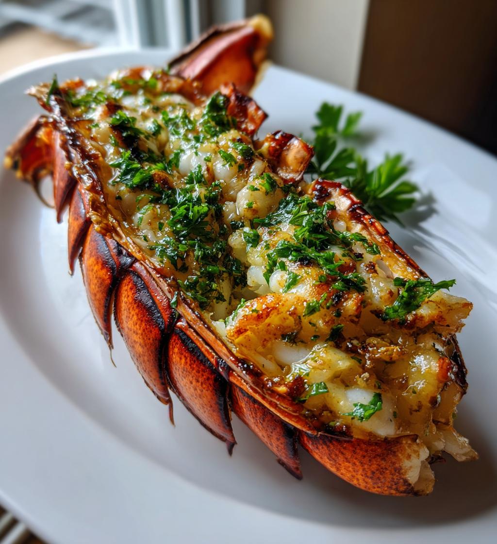 broiled lobster tail