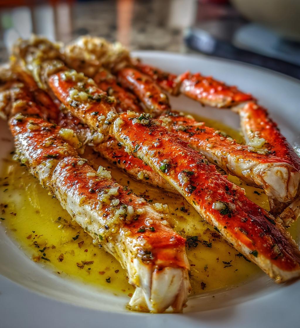 buttery crab legs