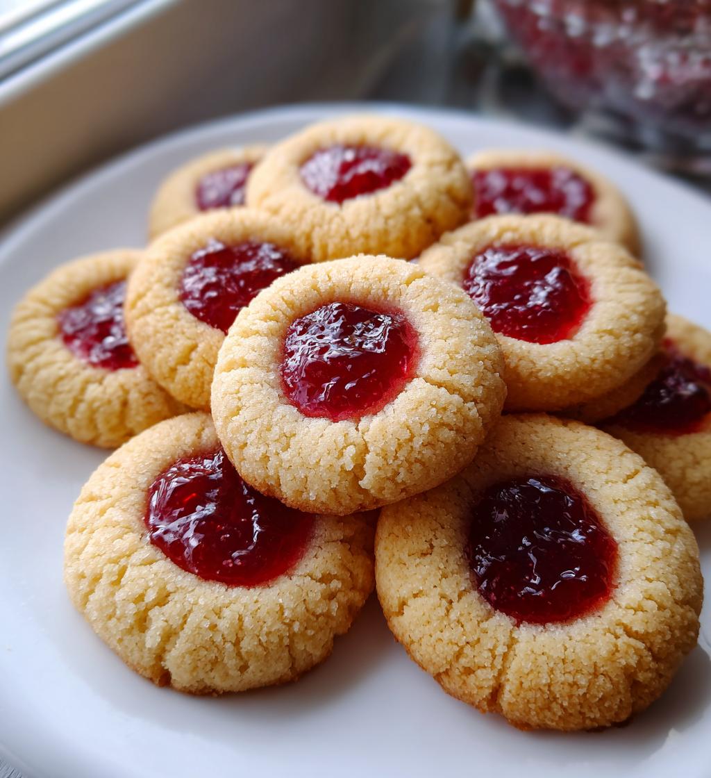 cake mix thumbprint cookies