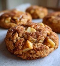 caramel apple snickerdoodle cookies