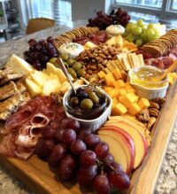 charcuterie board game day