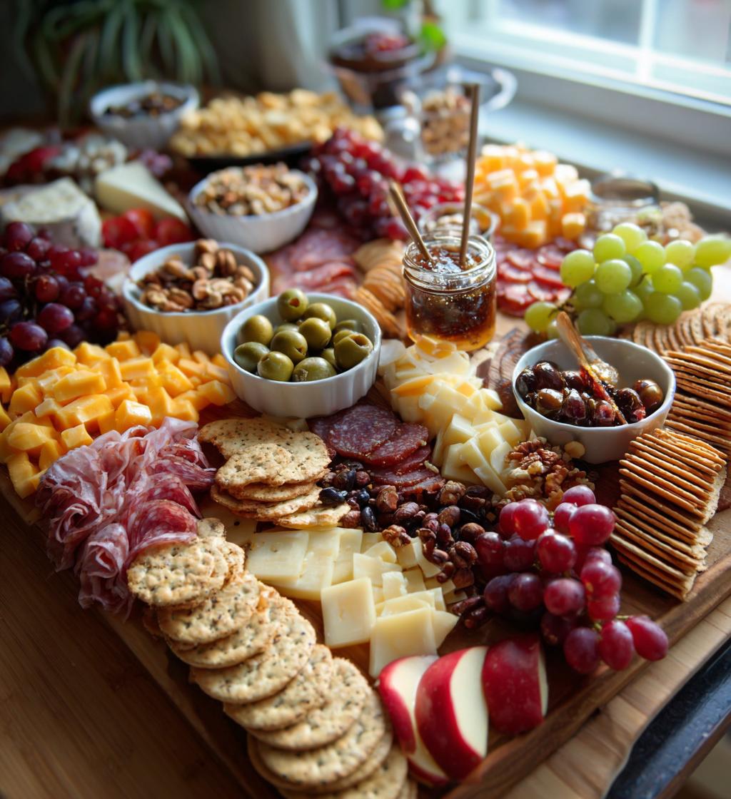 charcuterie football board