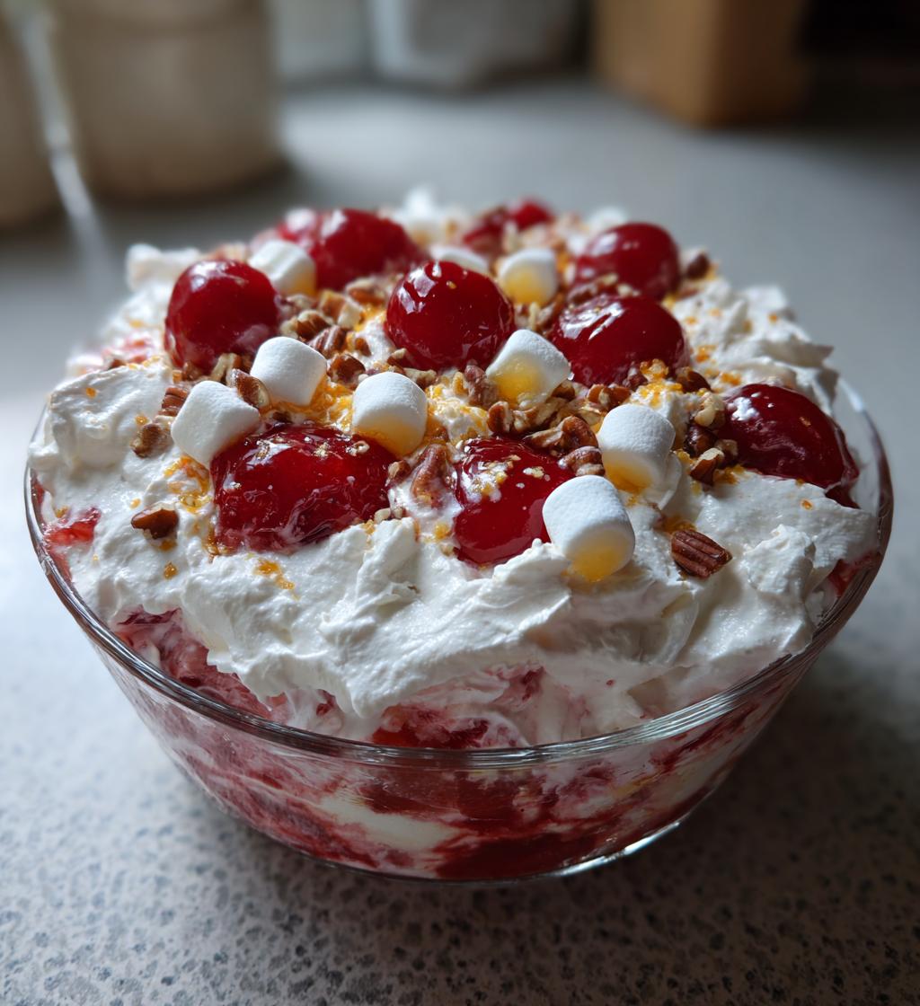 cherry fluff salad cool whip