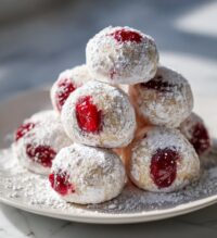 cherry snowball cookies