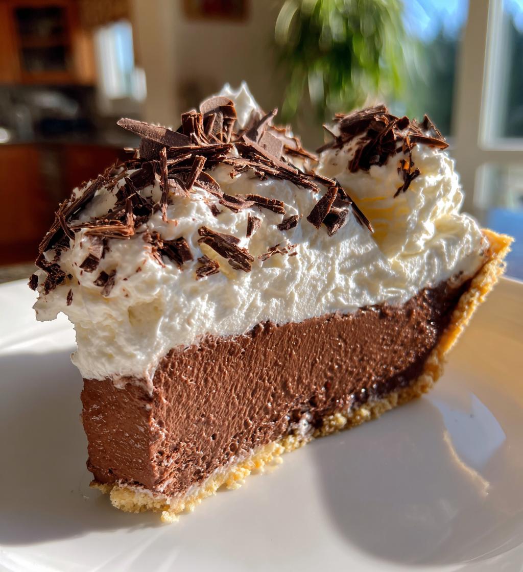 chocolate cool whip pie