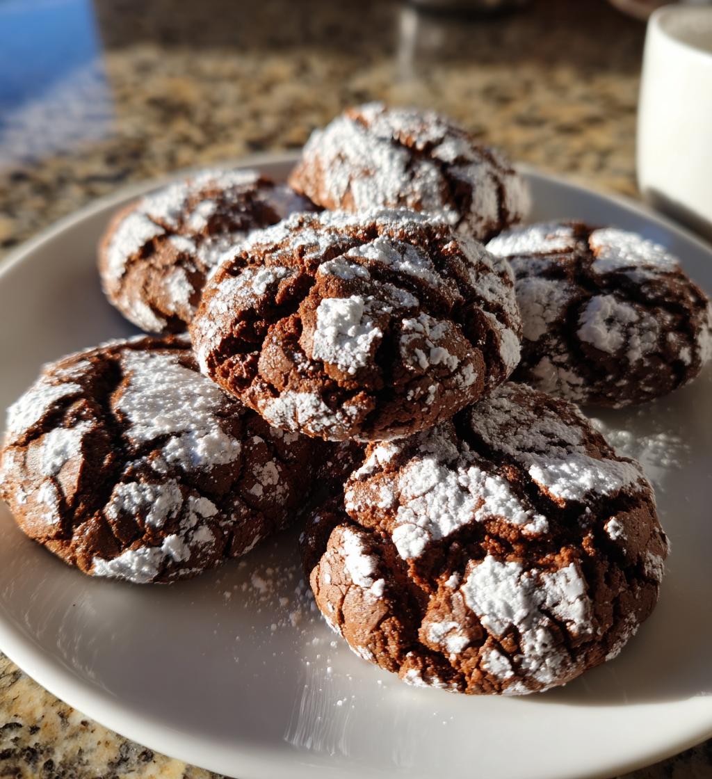 chocolate crinkle cookies box cake