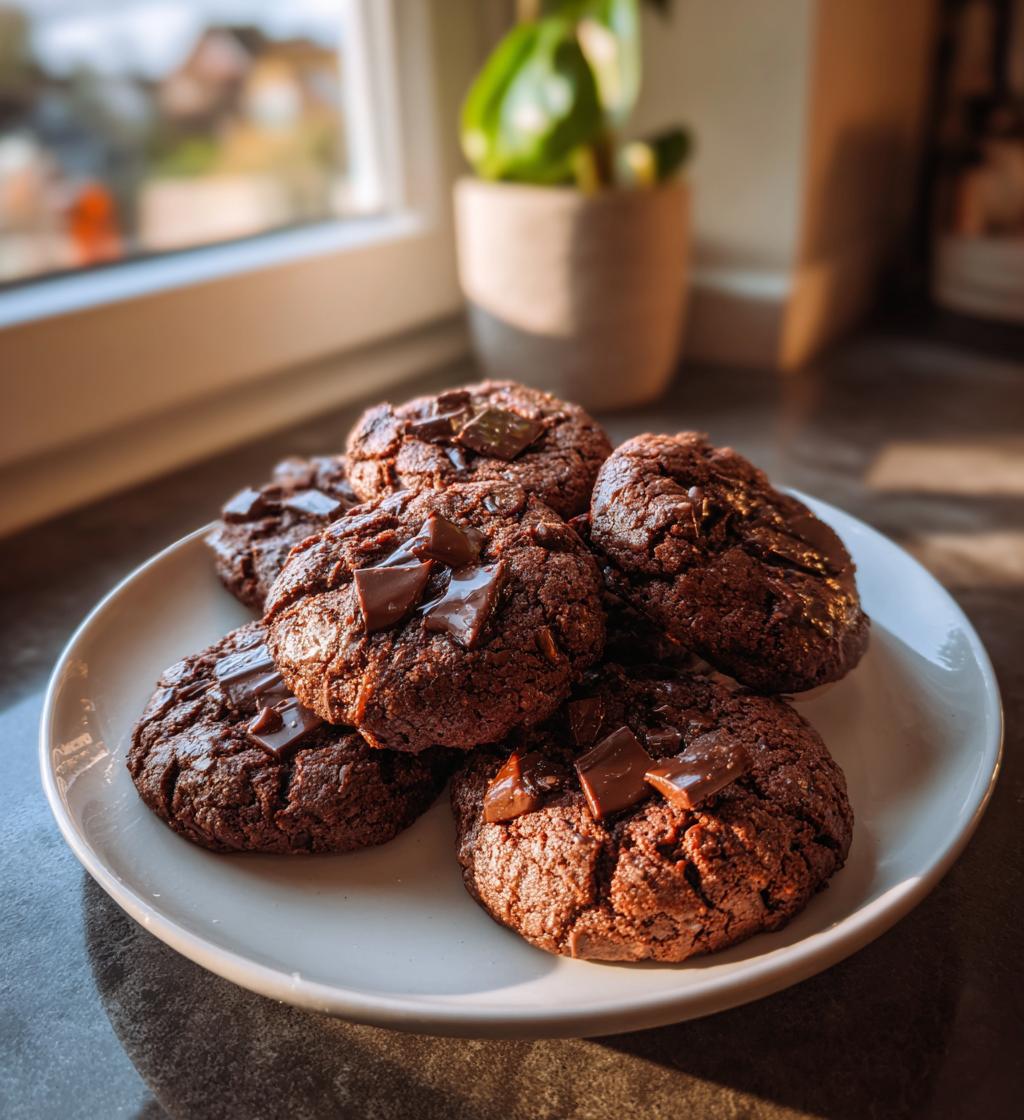chocolate filled thumbprint cookies