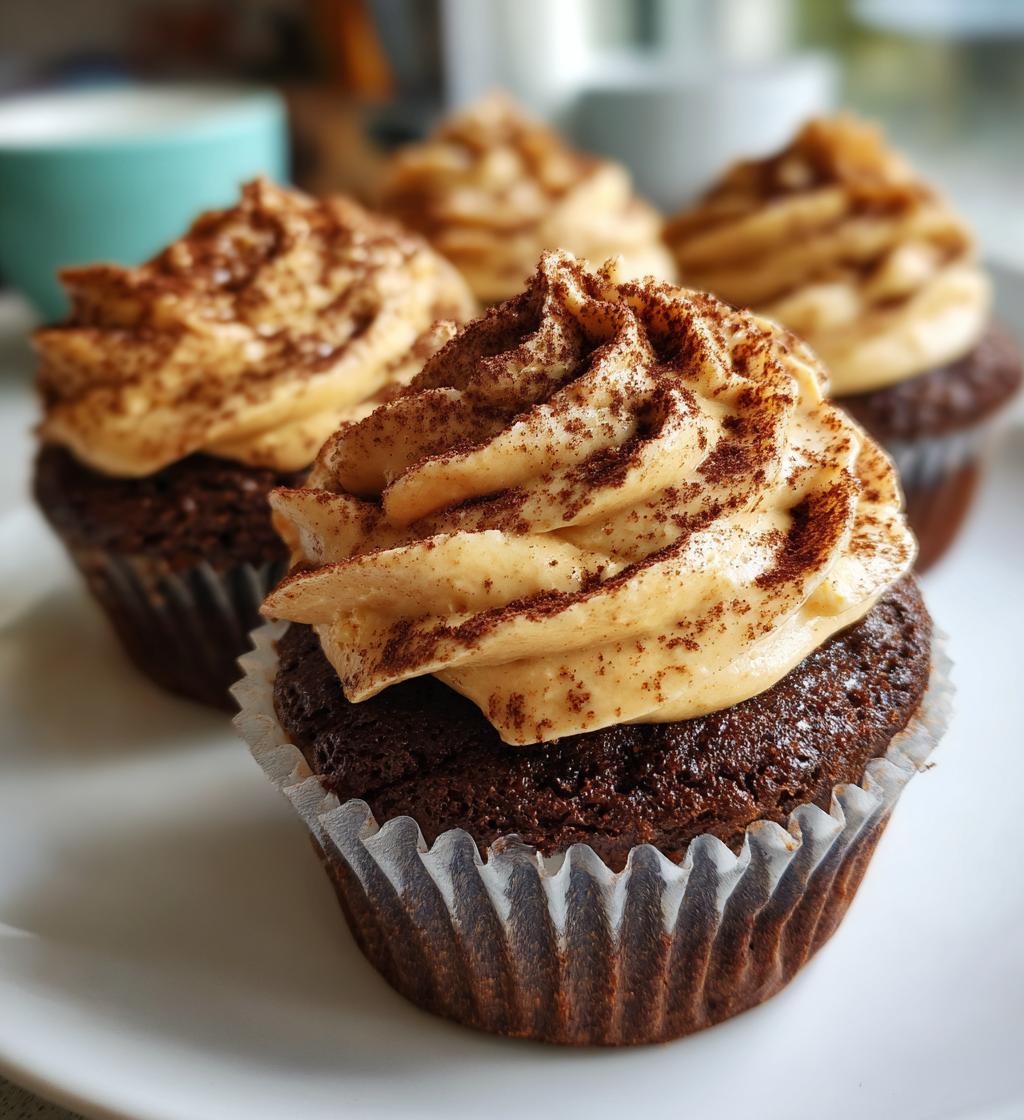 chocolate peanut butter cupcakes