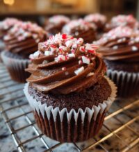chocolate peppermint cupcakes