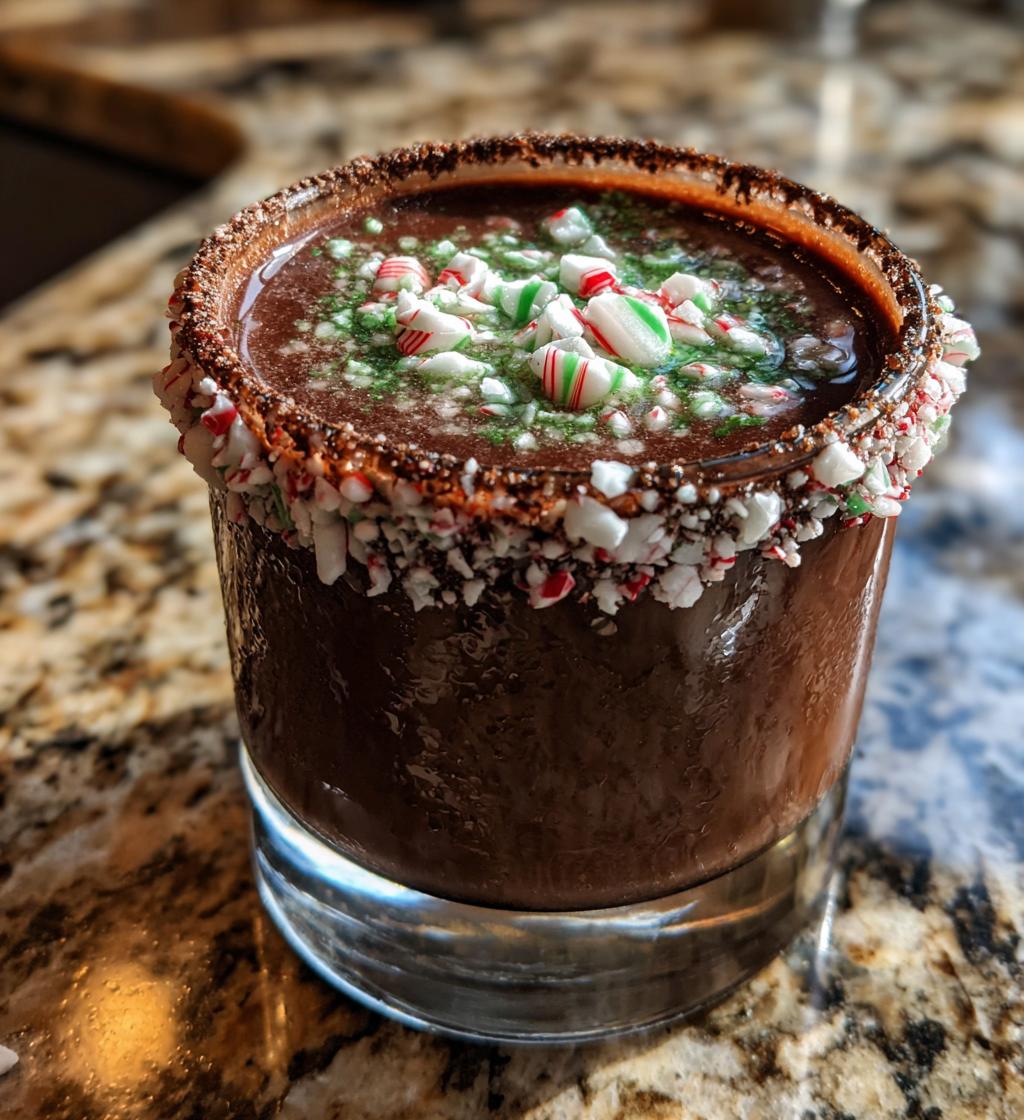 chocolate peppermint martini