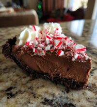 chocolate peppermint pie
