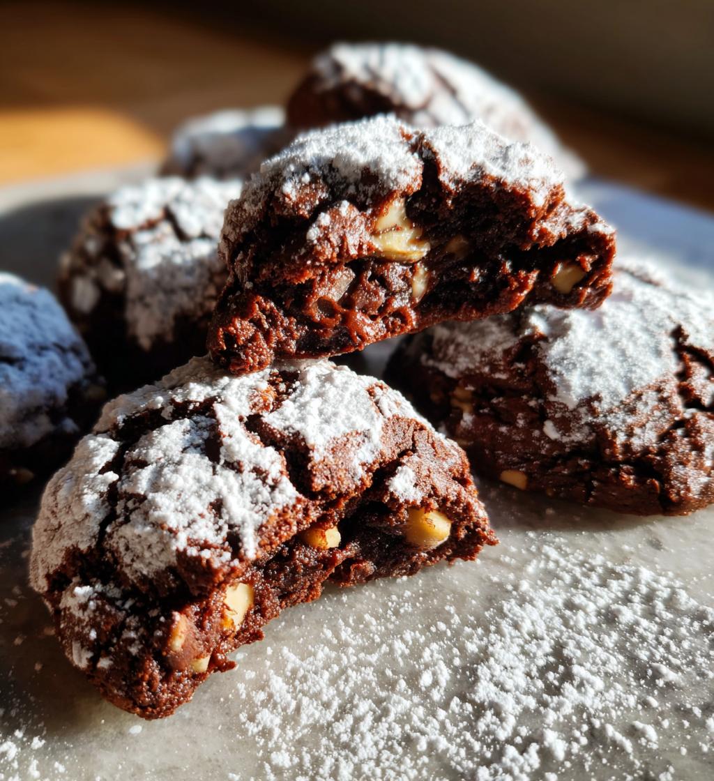 chocolate snowball cookies