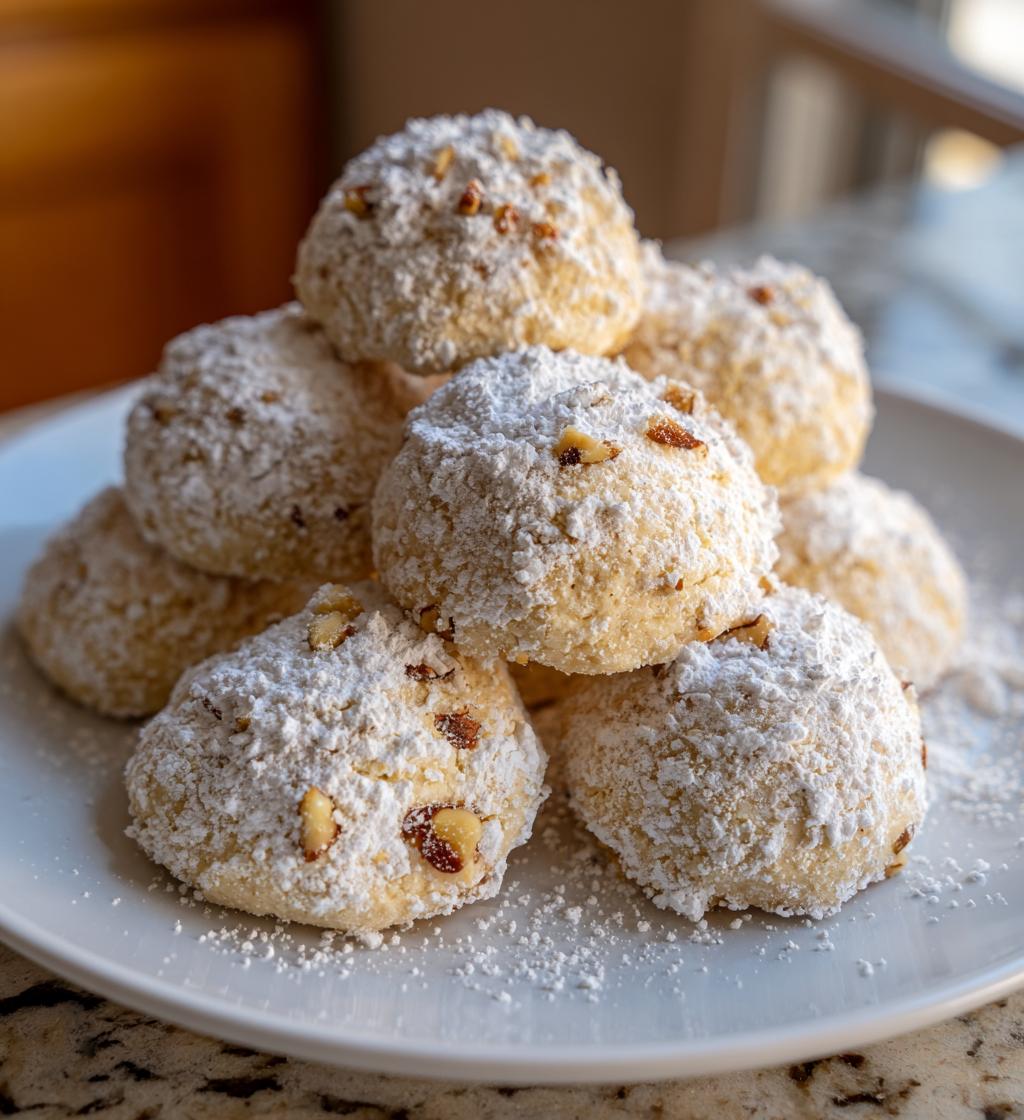 christmas snowball cookies