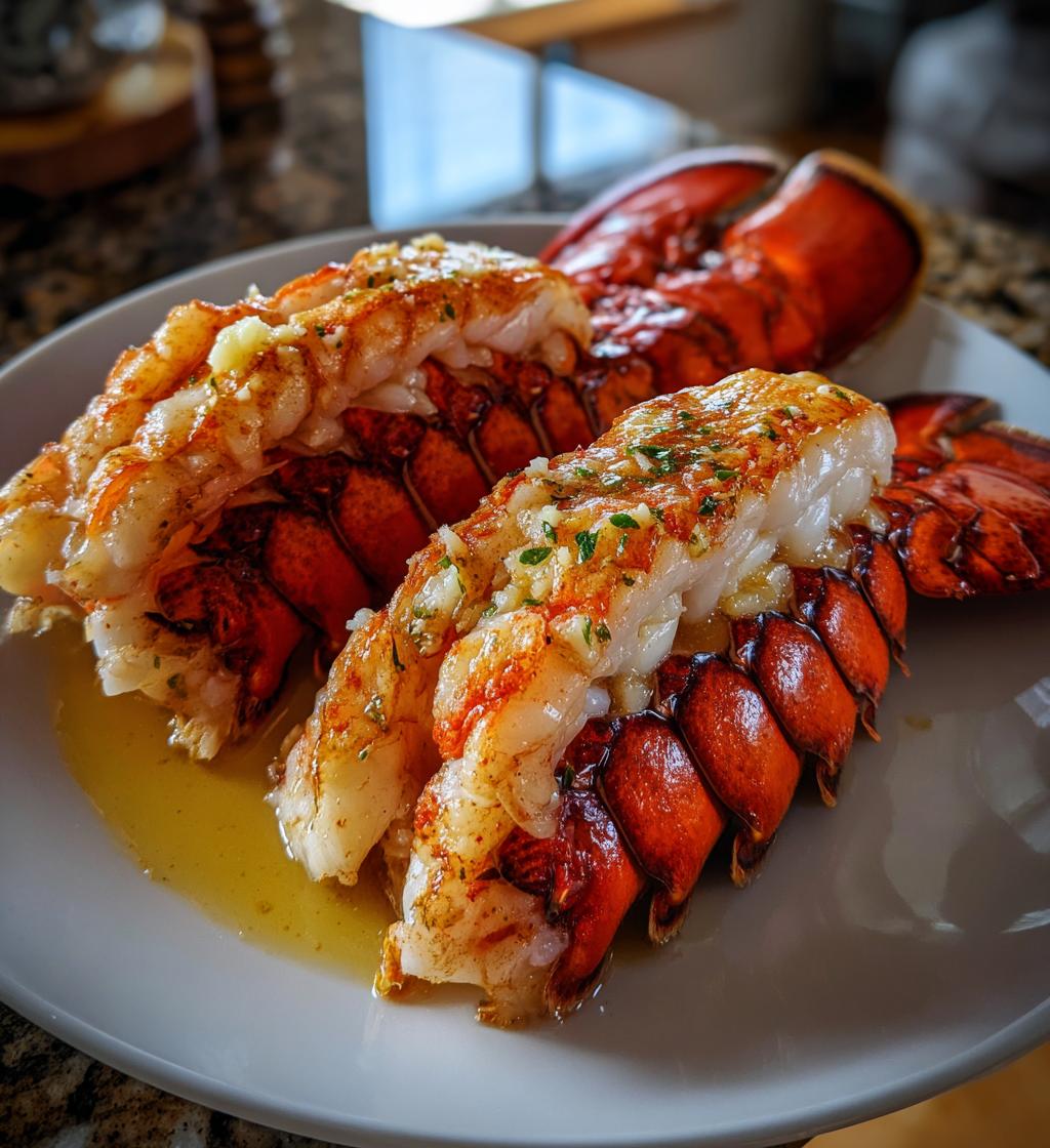 cooking lobster tails on stove