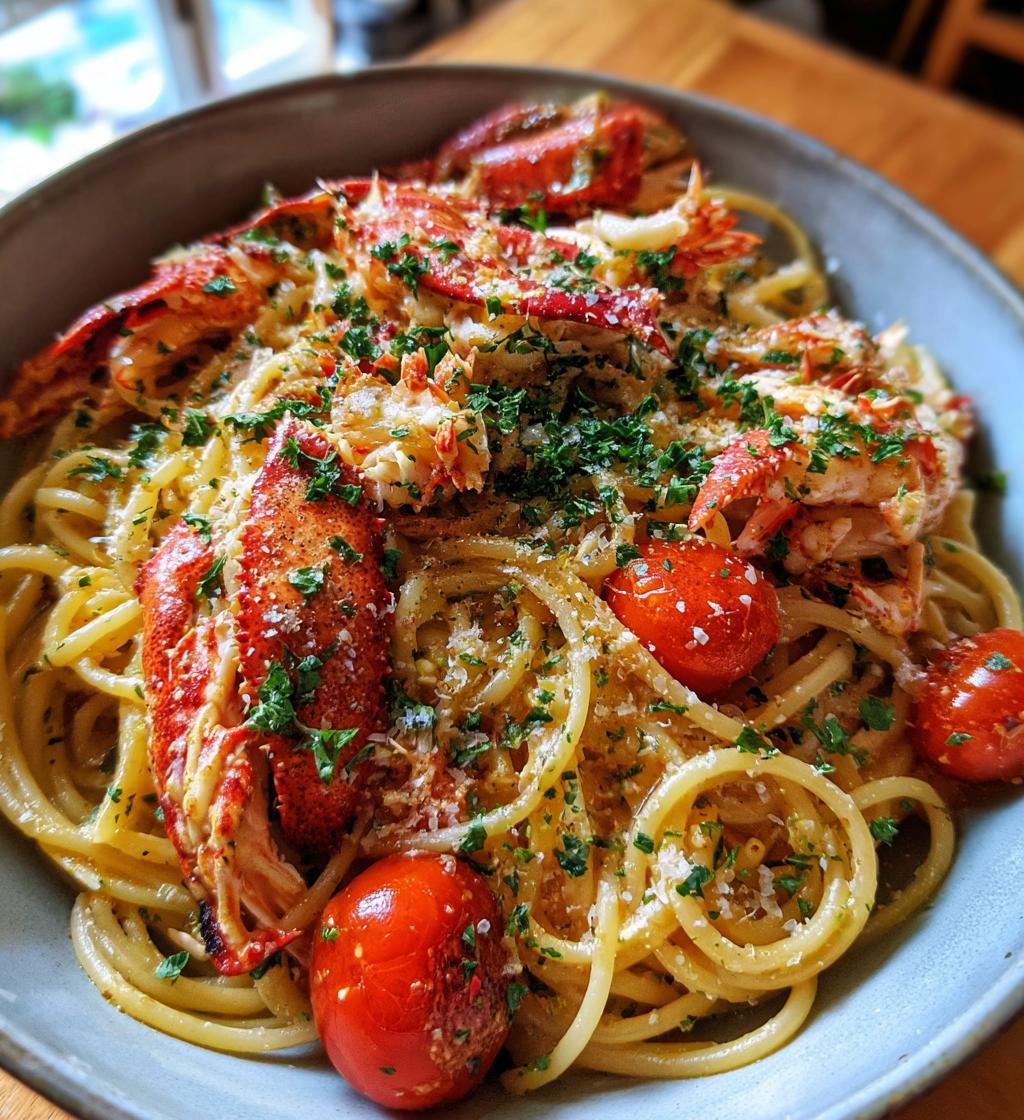 crab and lobster pasta