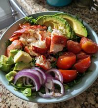crab and lobster salad
