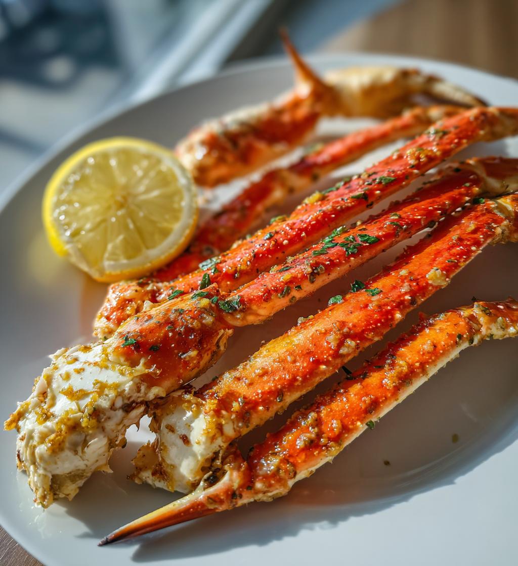crab legs in the oven