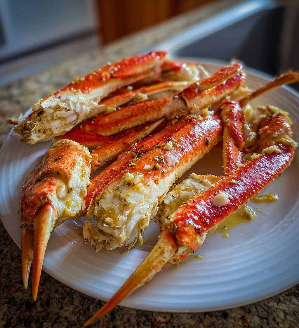 crab legs on the grill