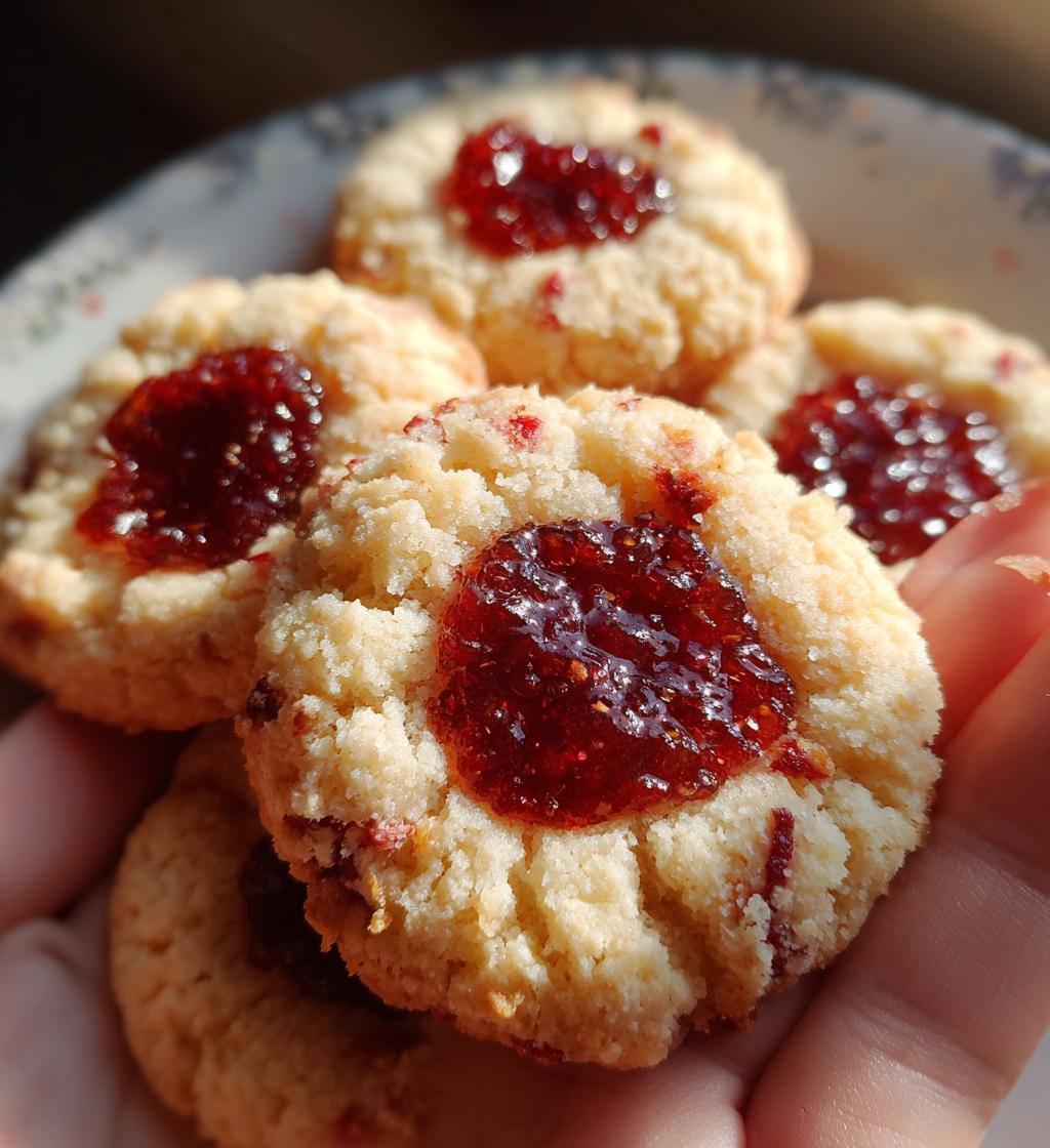 cranberry orange thumbprint cookies