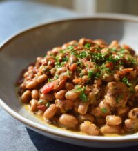 creamy black eyed peas