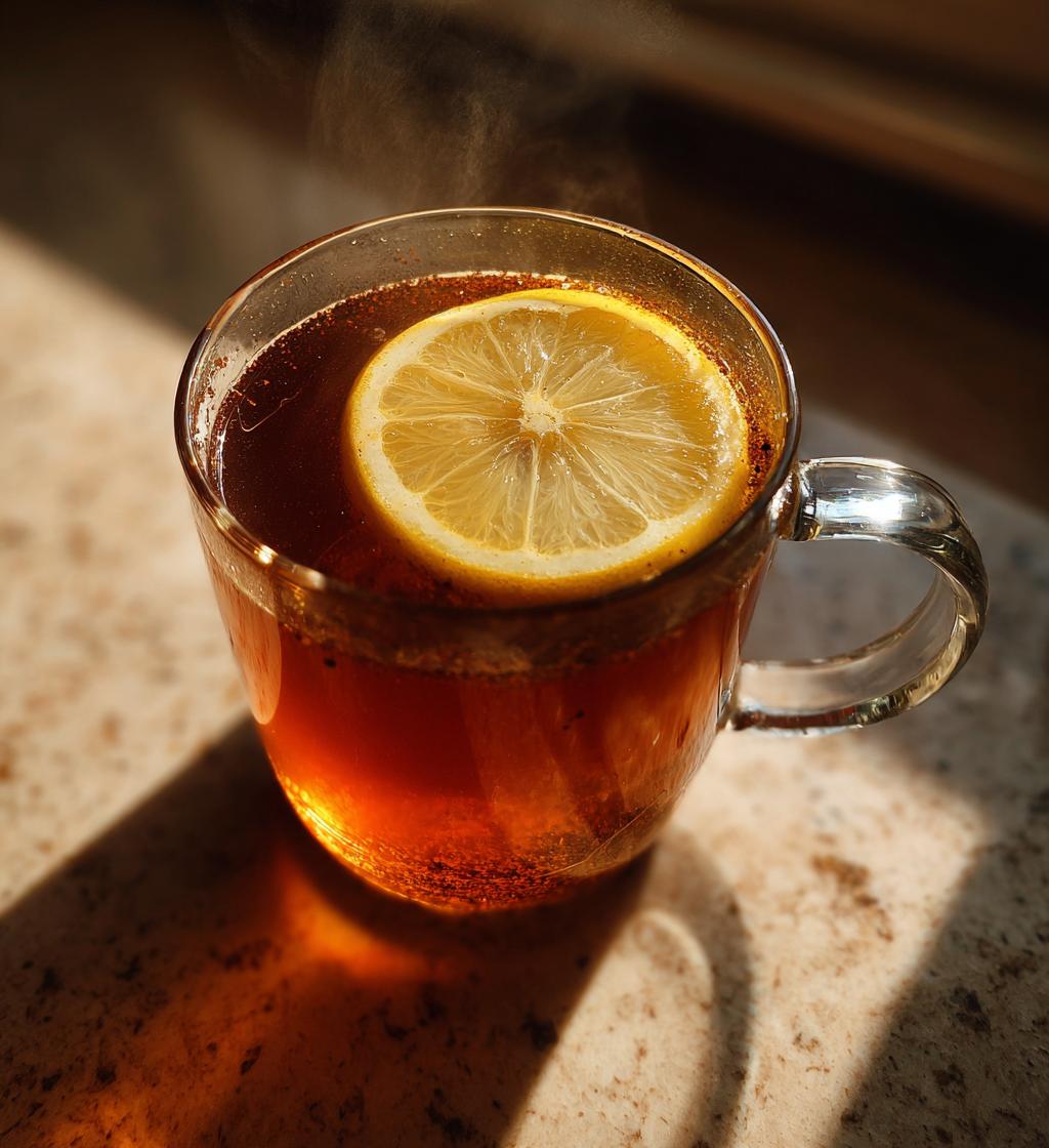 cup of tea with russian text