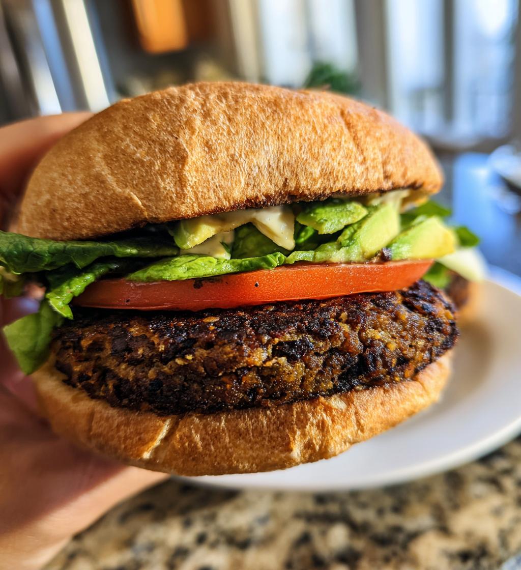 daniel fast black bean burger