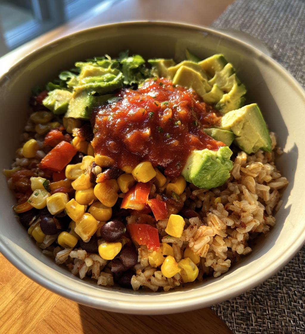 daniel fast burrito bowl