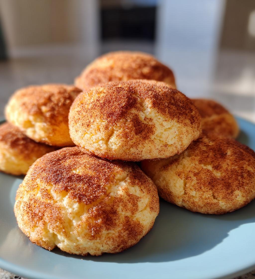easy snickerdoodle cookies