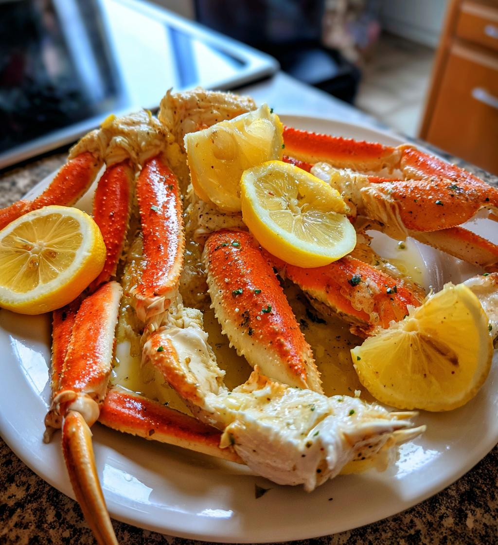 eating crab legs