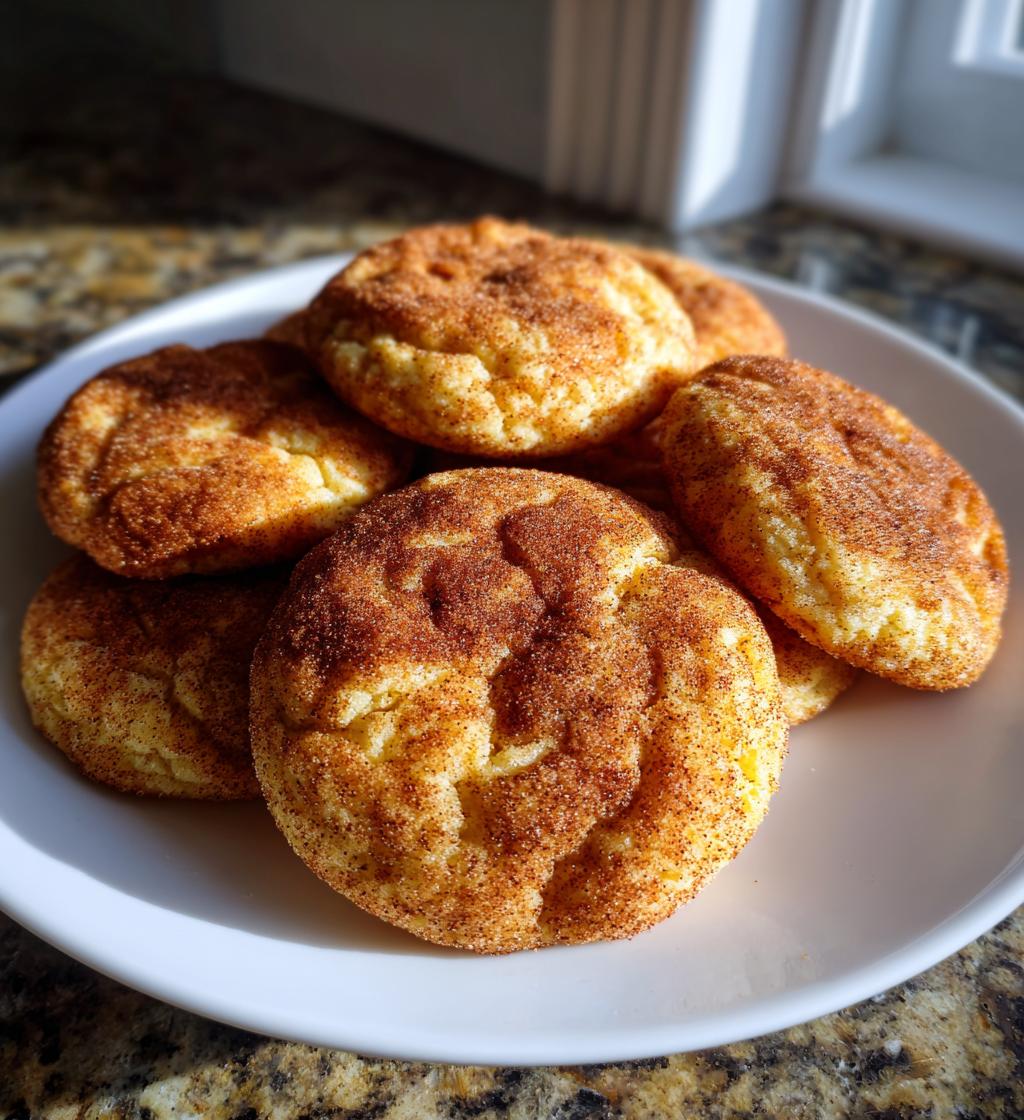 fall snickerdoodle cookies