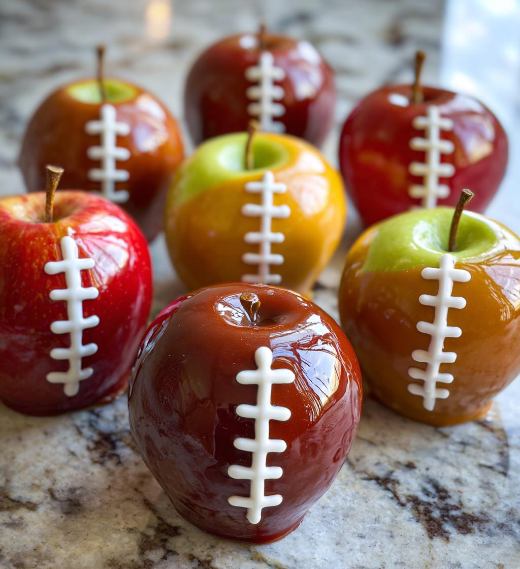 football candy apples