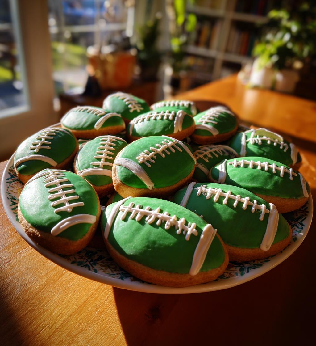 football cookies easy
