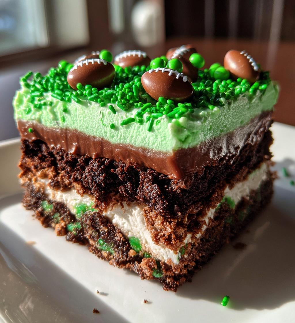 football dirt cake