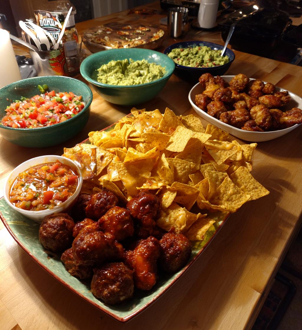 football draft party food