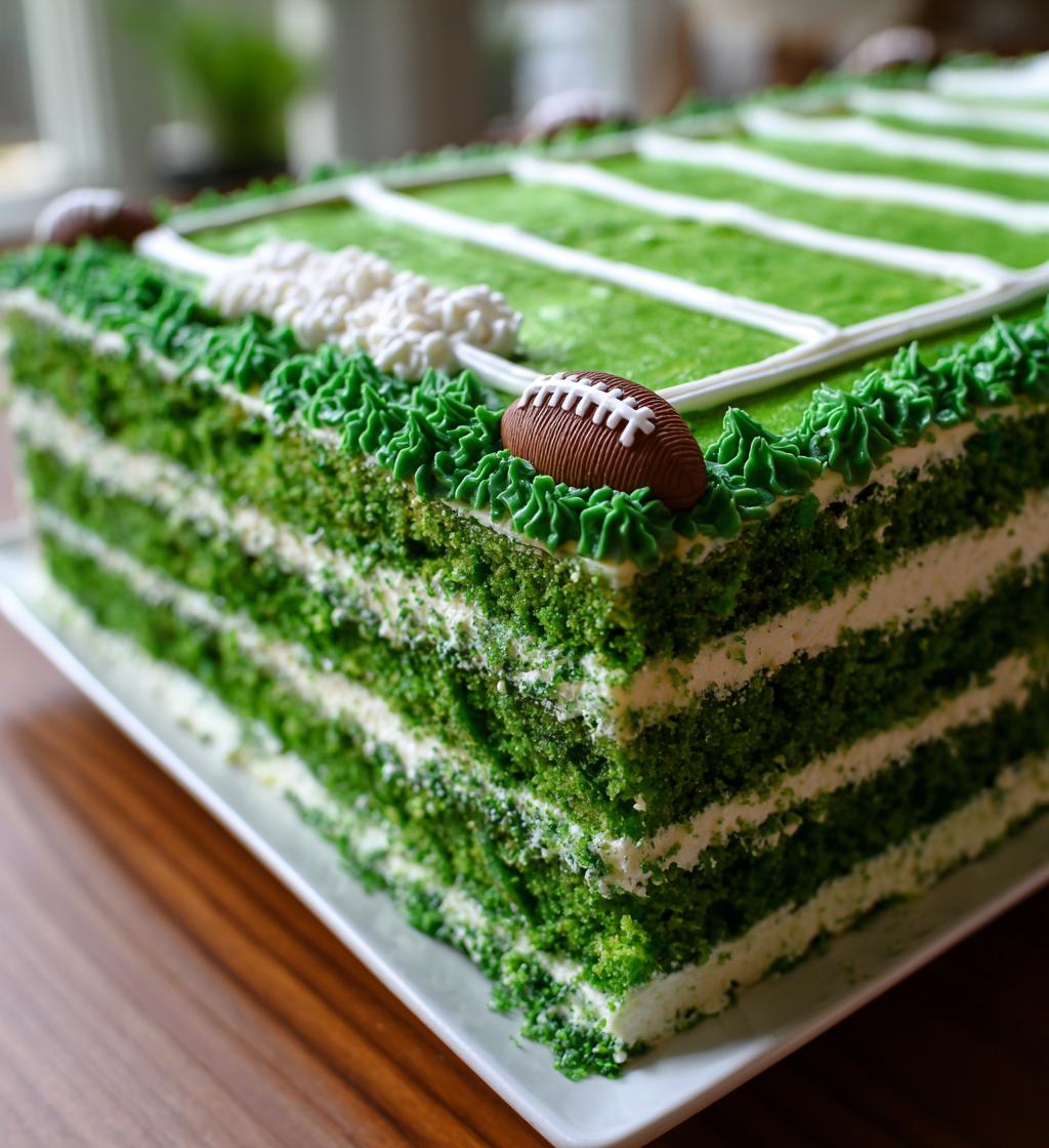 football field cake