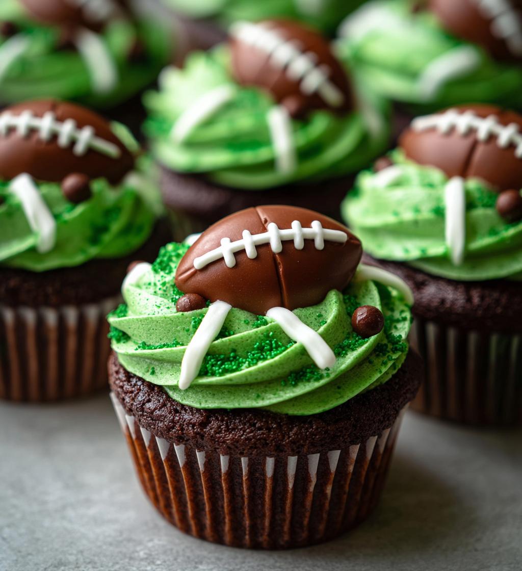 football field cupcakes