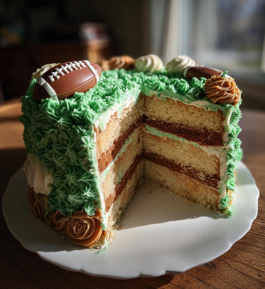 football game cake