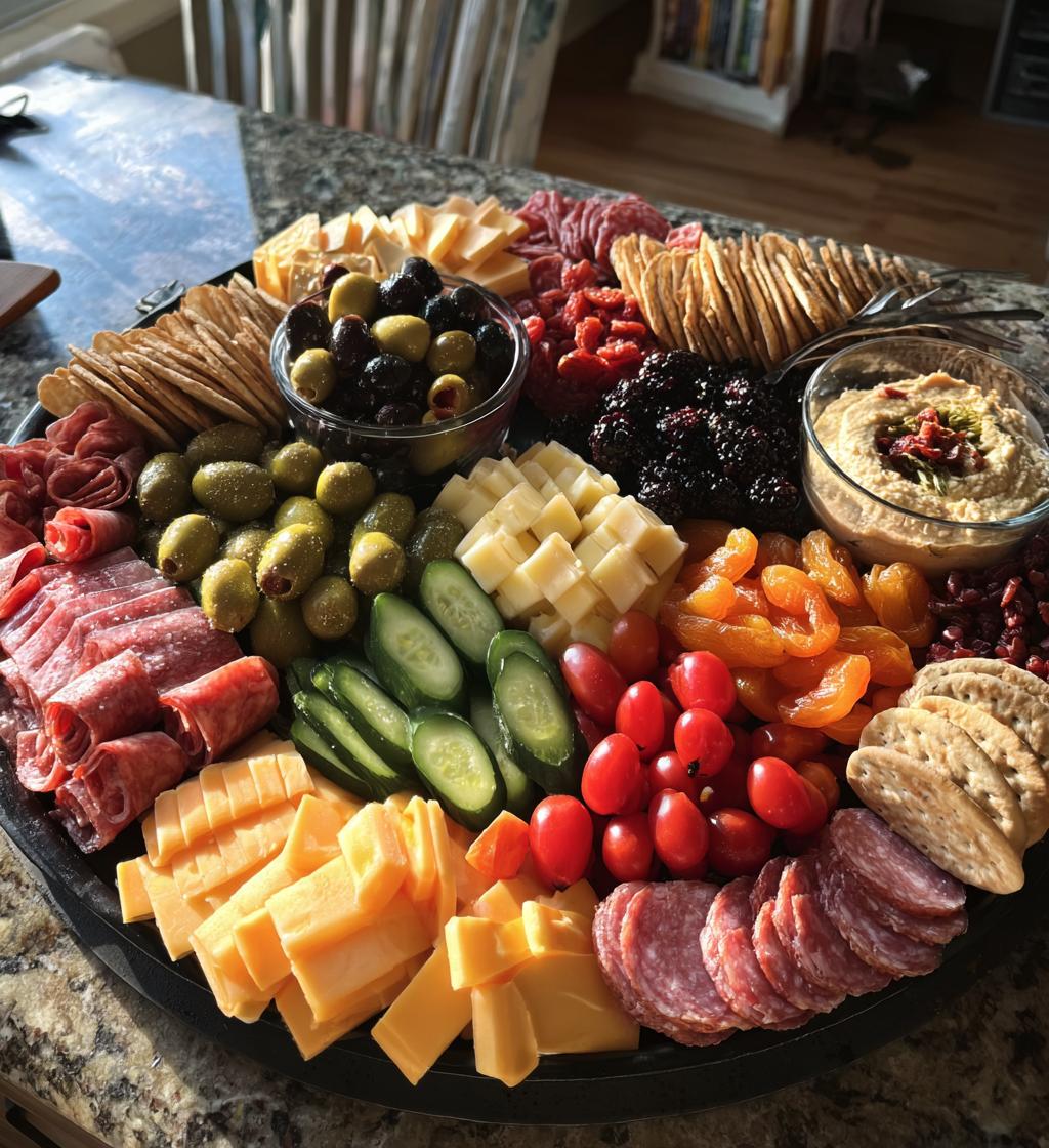 football game day charcuterie board