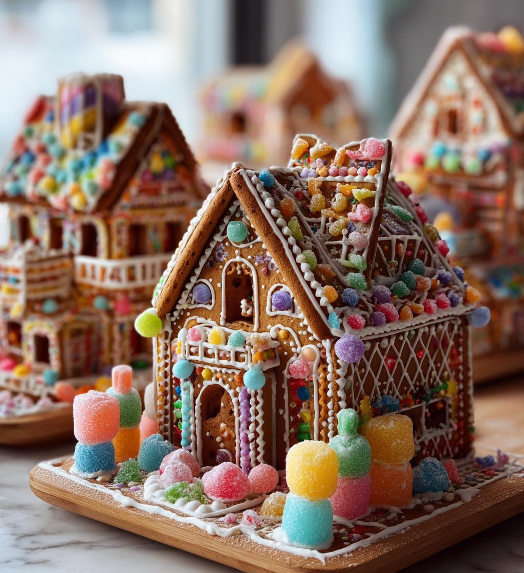 football gingerbread house