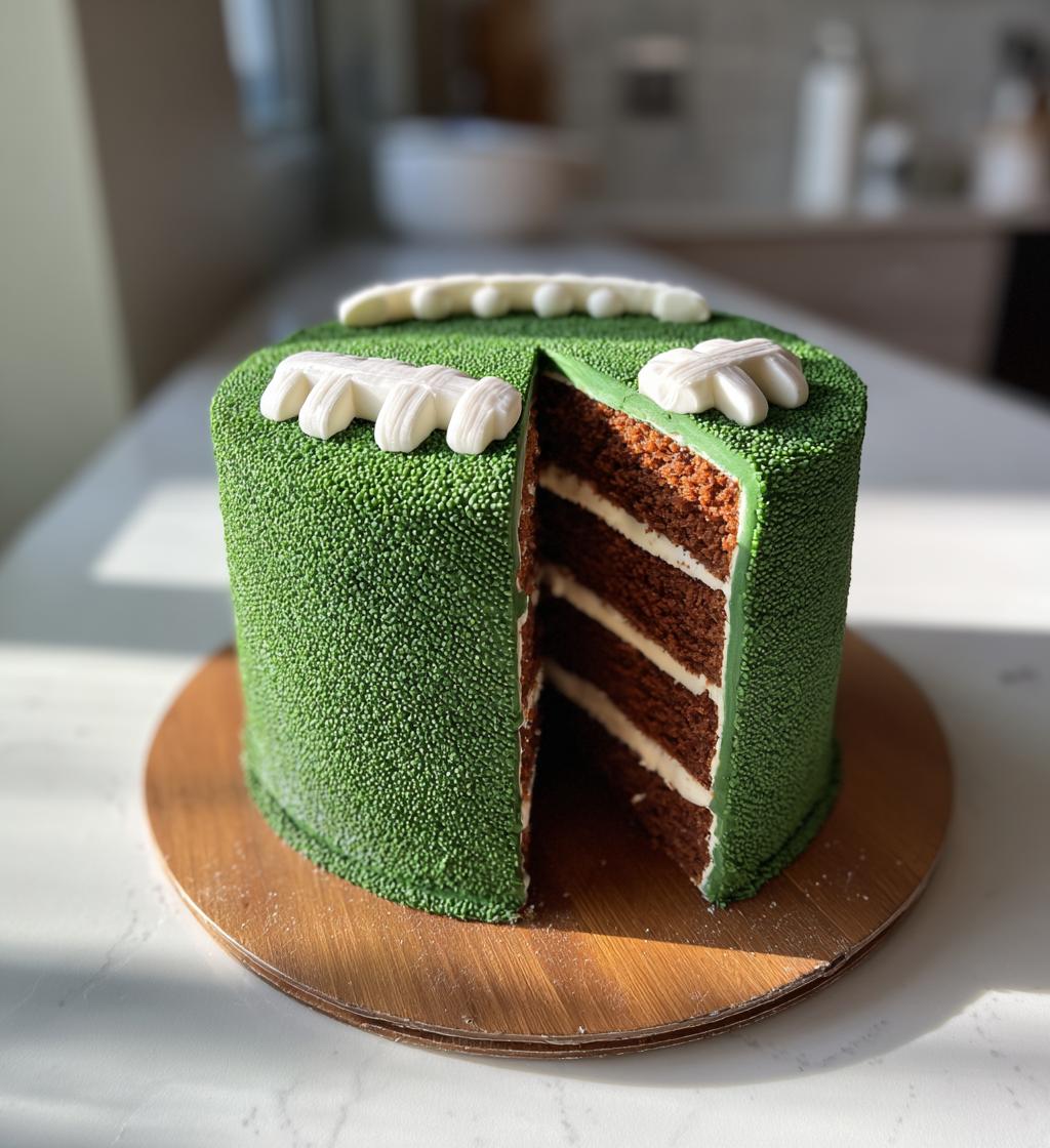 football graduation cake