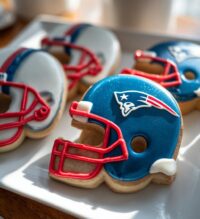 football helmet cookies