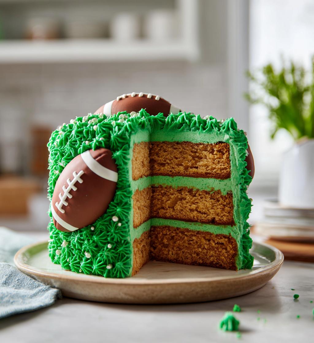 football inspired cake