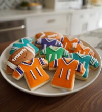 football jersey cookies