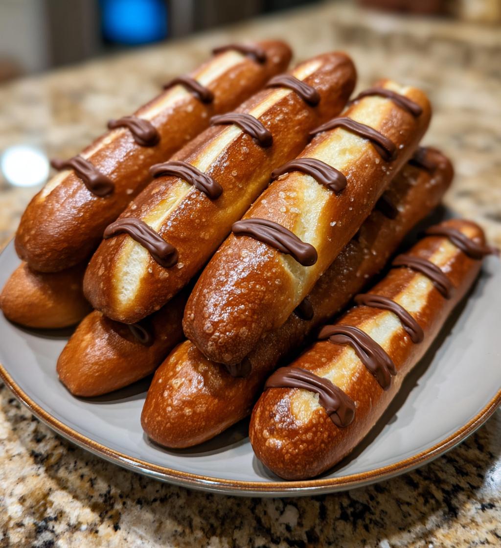 football pretzel rods